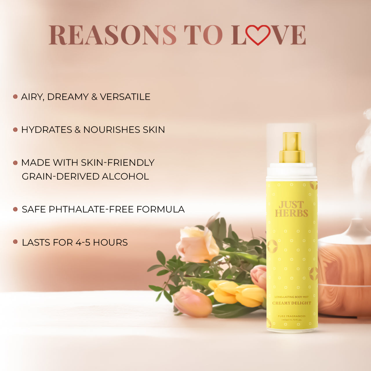 Long-Lasting Creamy Delight Body Mist