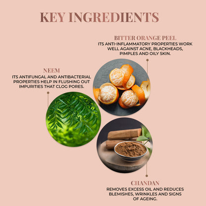 Cleansing Face Wash with Neem and Bitter Orange / Silksplash