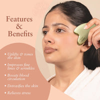 Thumbnail for Kansa Gua Sha Face Massage Tool