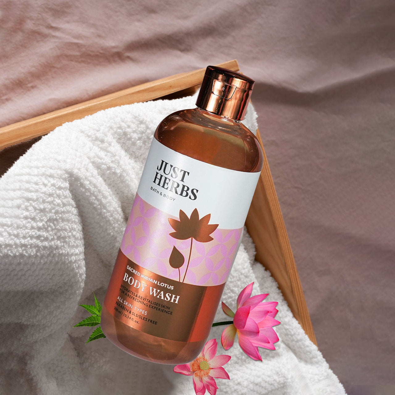 Kumuda - Sacred Lotus Rejuvenating Body Wash 300ml