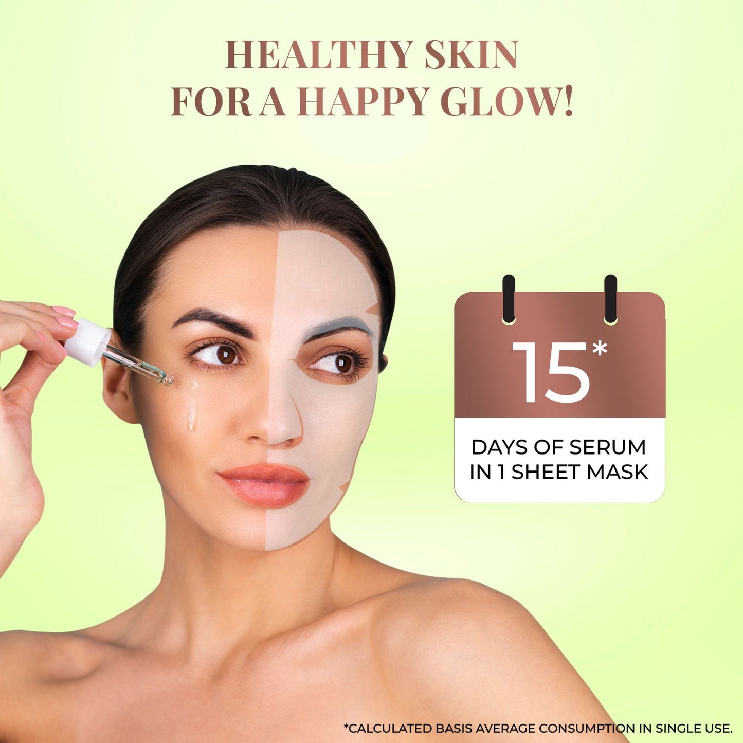 Vitamin C Amla Sheet Mask with Liquorice Root for Skin Brightening - Pack of 1