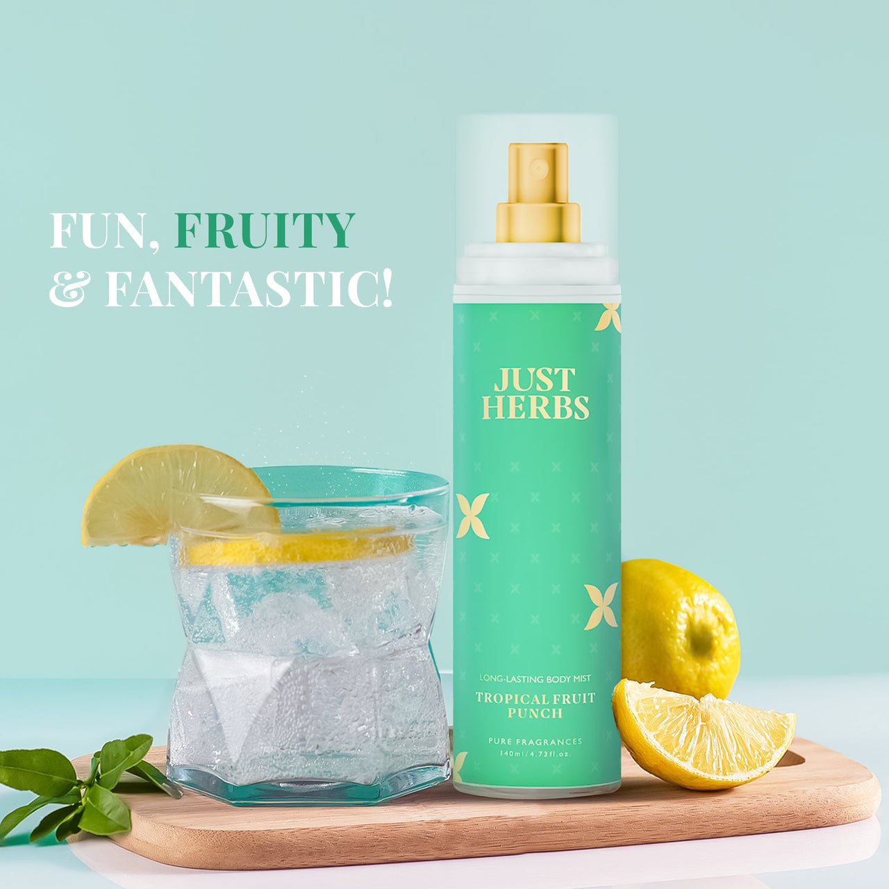 Long-Lasting Tropical Fruit Punch Body Mist - Just Herbs