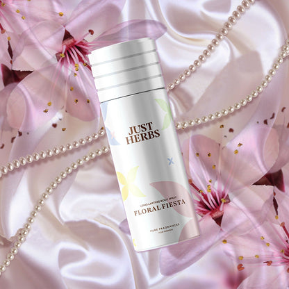 Long Lasting Floral Fiesta Deodorant Body Spray For Women - BYOB