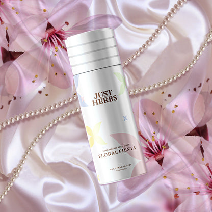 Long Lasting Floral Fiesta Deodorant Body Spray For Women