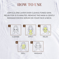 Thumbnail for Vitamin C Amla Sheet Mask with Liquorice Root for Skin Brightening - pack of 4