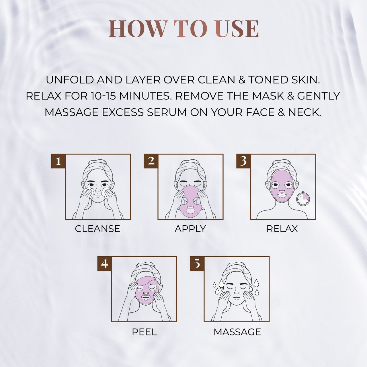Age-defying Serum Sheet Mask with Plant Based Retinol - Pack of 4