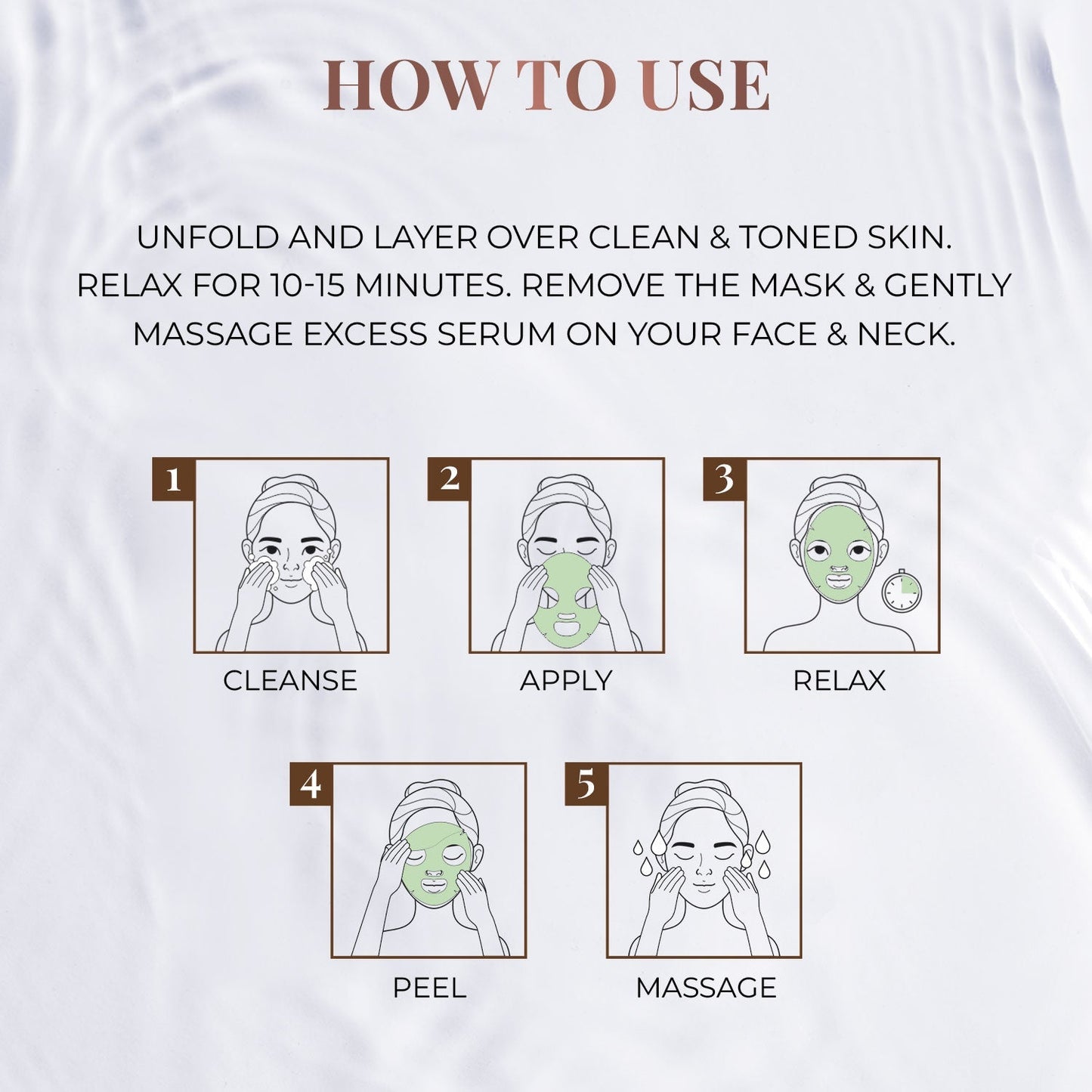 Green Tea Sheet Mask with Mint & Cucumber For Glowing Skin - Pack of 1