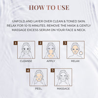 Thumbnail for Coffee Sheet Mask with Cinnamon For Pollution Control - Pack of 4