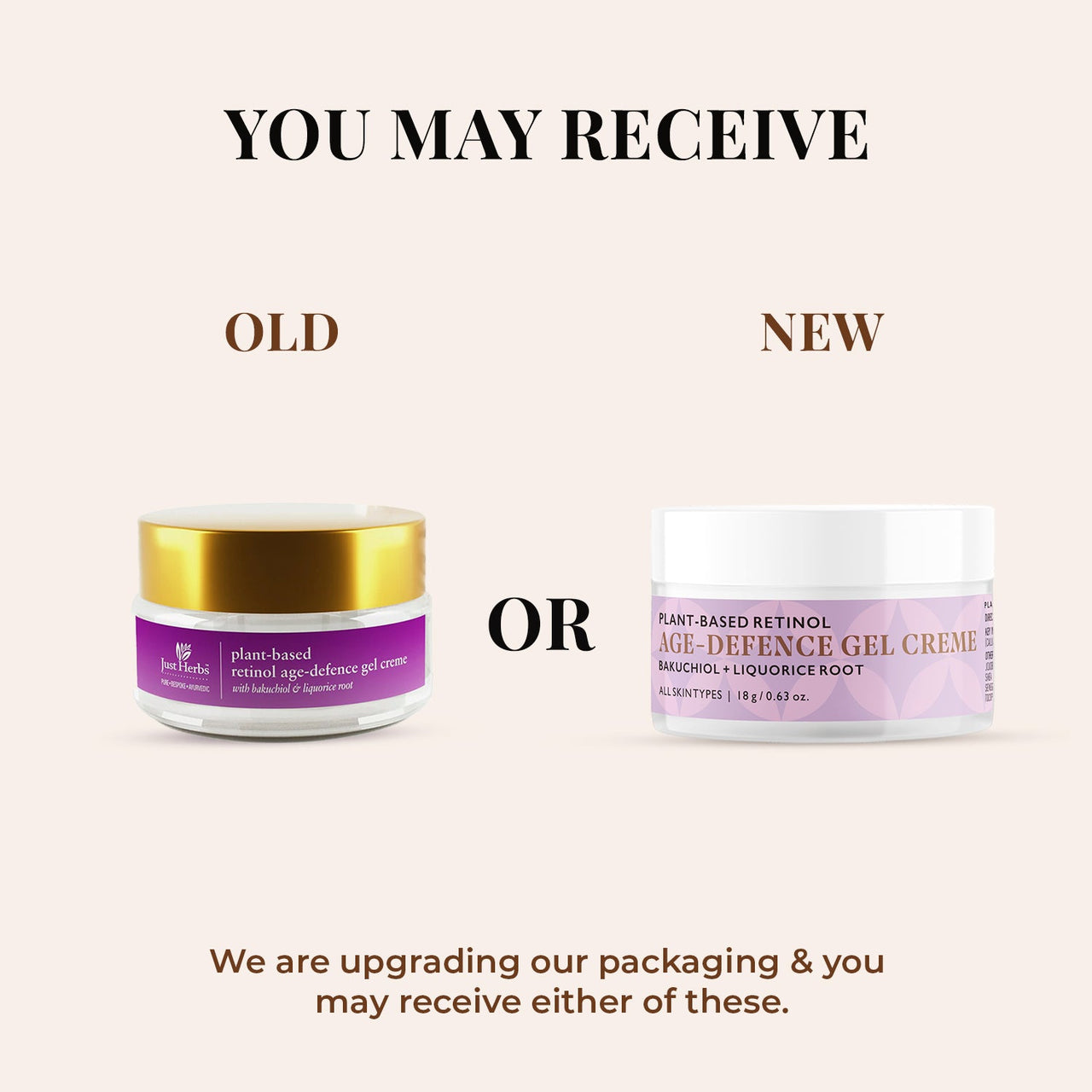 Age-defence Gel Creme - Plant-based Retinol - BYOB