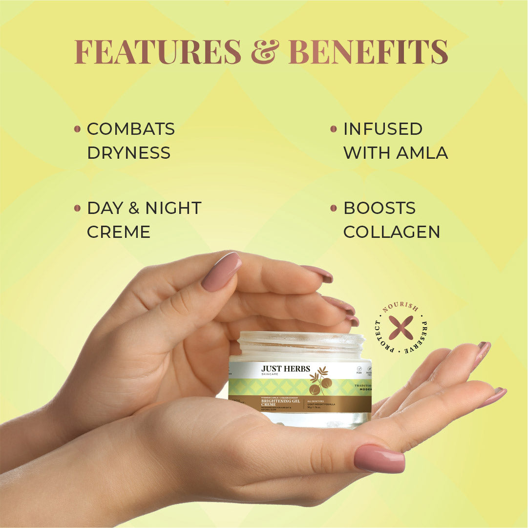 Brightening Gel Creme - Vitamin C Amla & Liquorice Root - BYOB