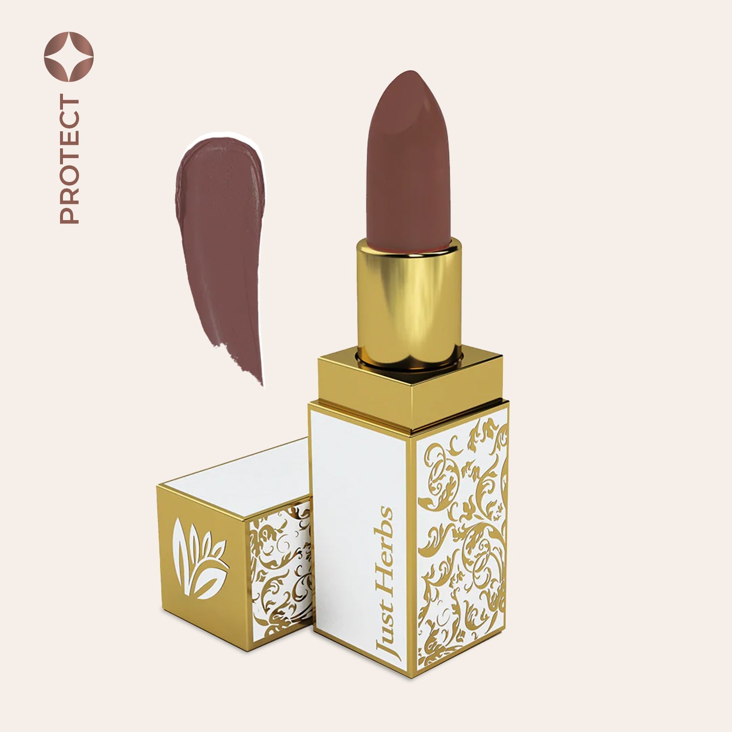 Herb Enriched Ayurvedic Lipstick - BYOB, Israa_13_mocha_brown