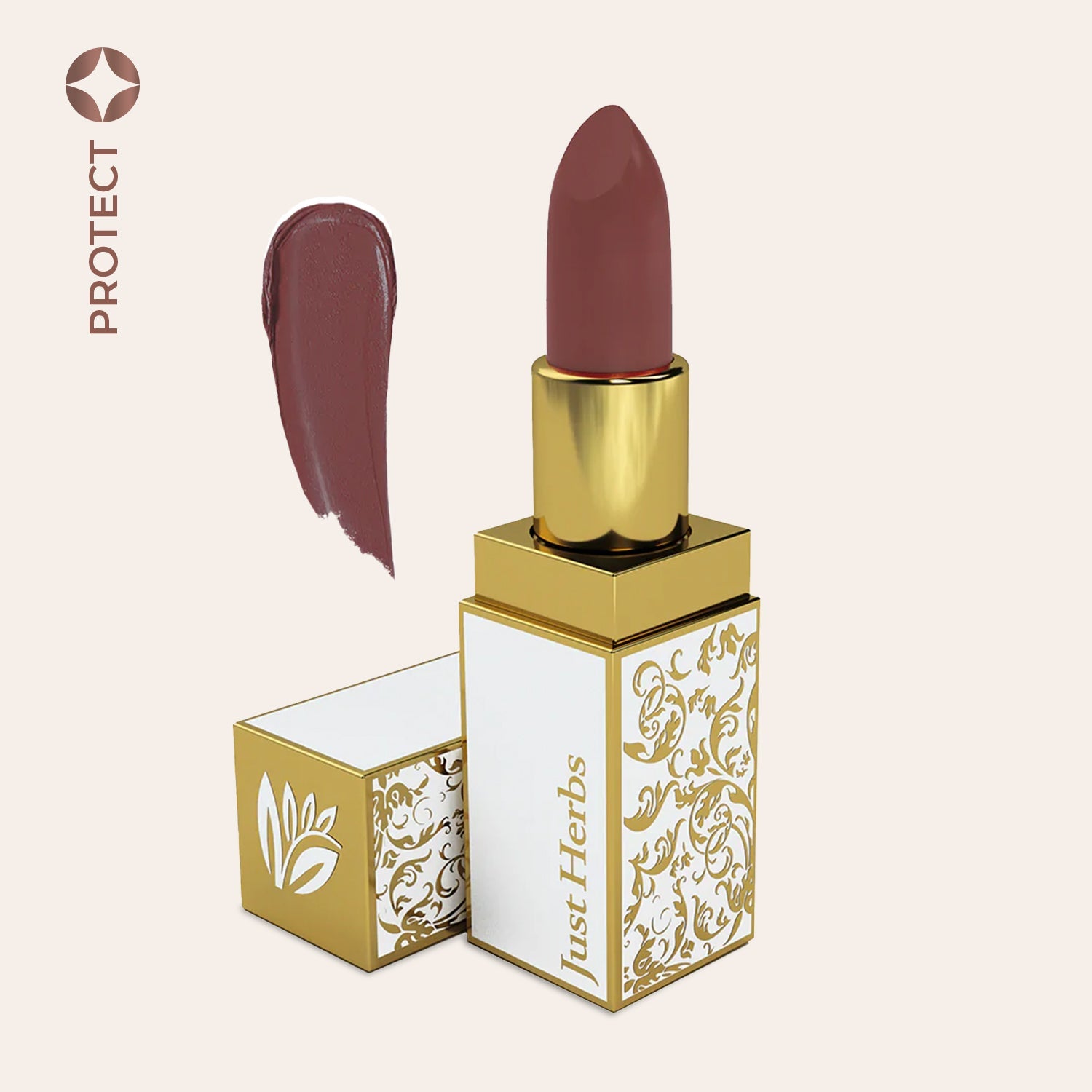 Herb Enriched Ayurvedic Lipstick - BYOB, Jenita_10_plum_brown