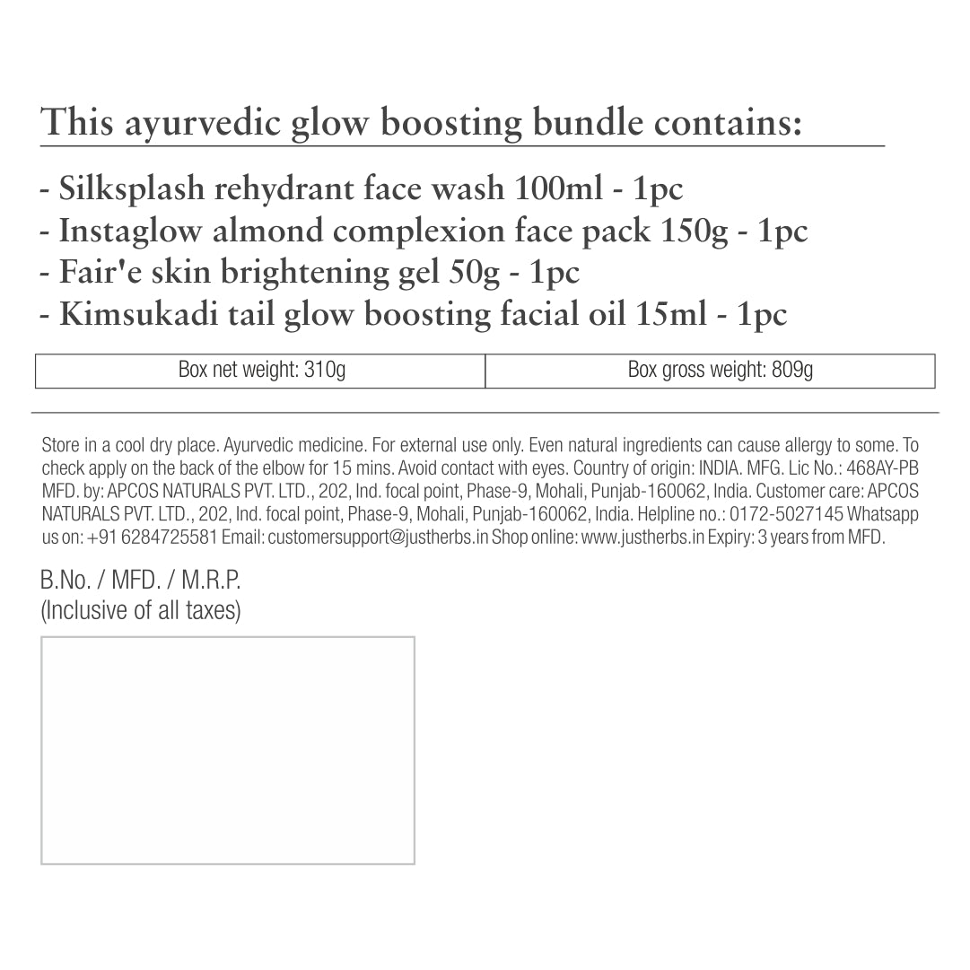 Just Herbs Ayurvedic Skin Glow & Brightening Products Online in India Herbal Face Oil, & More