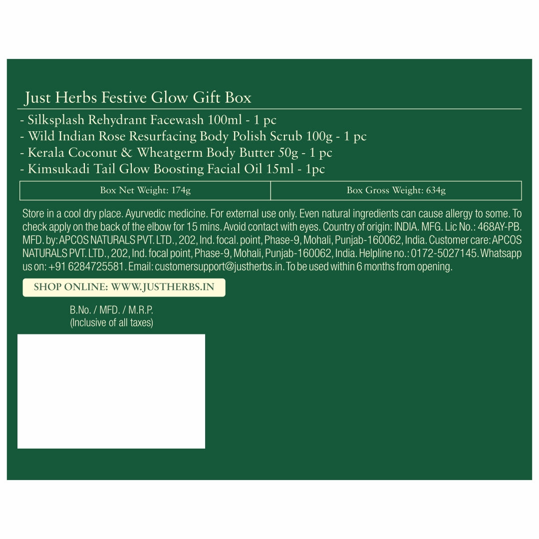 Just Herbs Festive Glow Gift Box