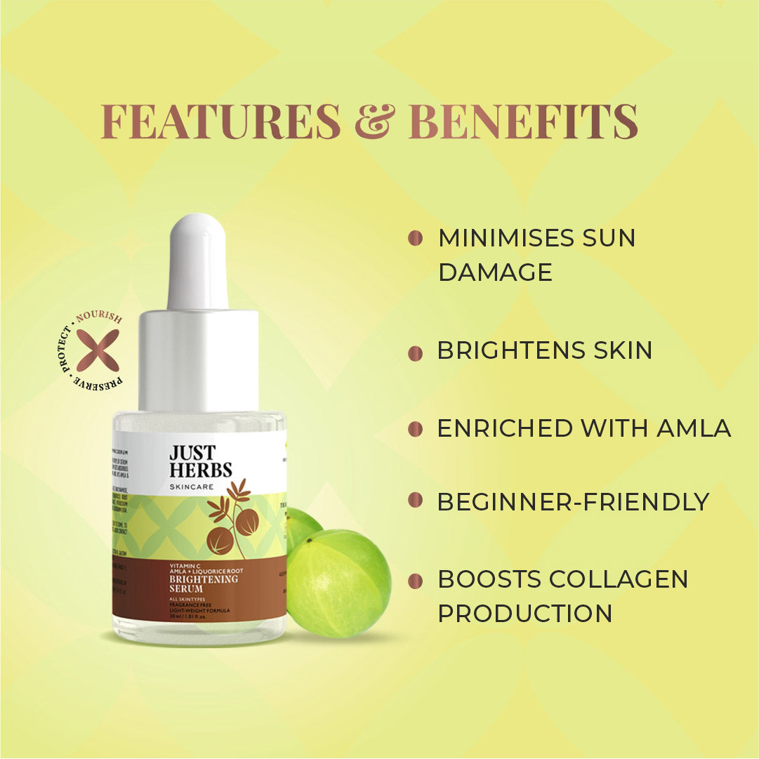 Brightening Serum - Vitamin C Amla & Liquorice Root