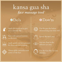 Thumbnail for Kansa Gua Sha Face Massage Tool